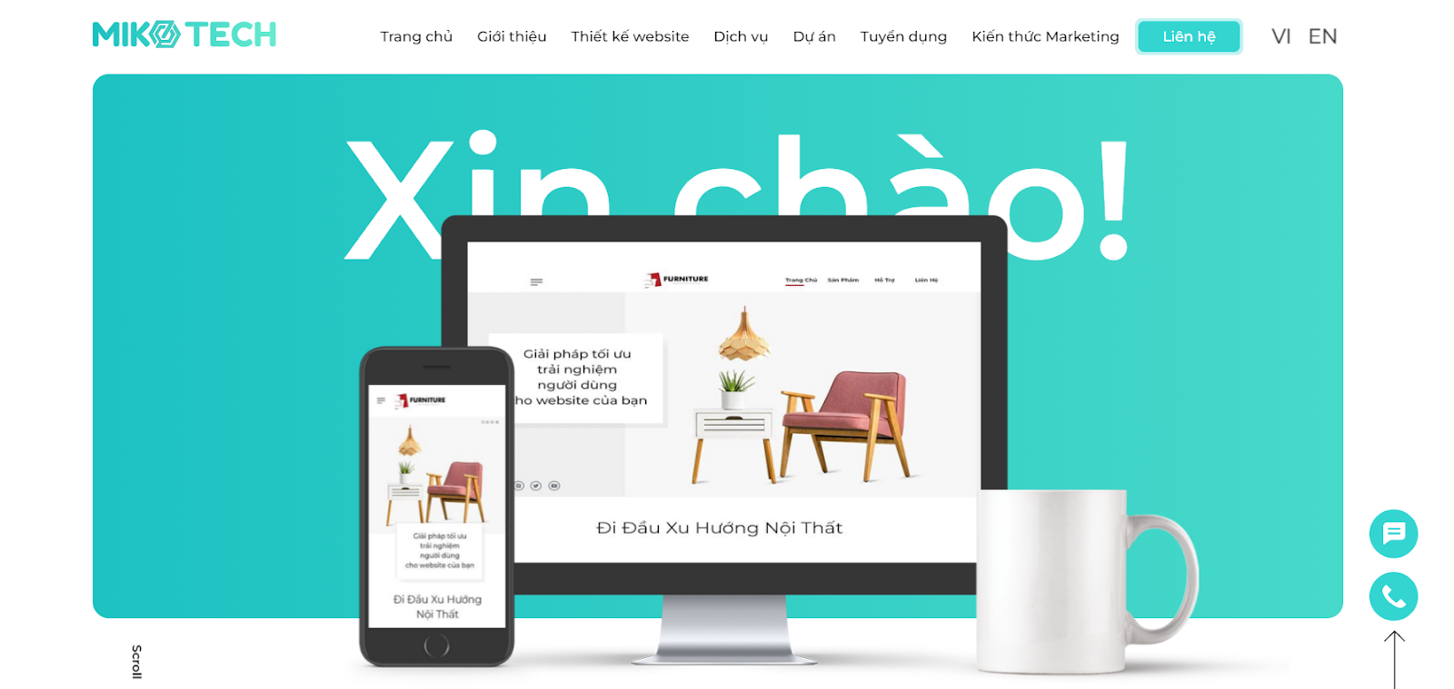 thiet ke website miko tech 2 Dịch vụ thiết kế website chuyên nghiệp